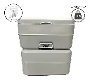 Inodoro Quimico Piston 20 Lts + 4 Liquidos Faba