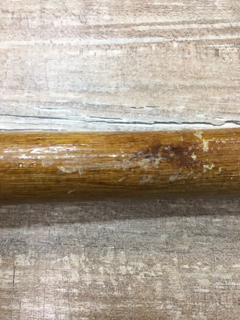 PALA PLEGABLE MANGO DE MADERA ROJA