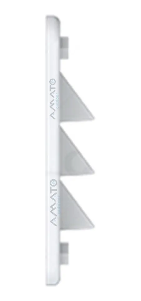 Rejilla de Ventilación Plástica Rectangular 14 x 7,9 cm