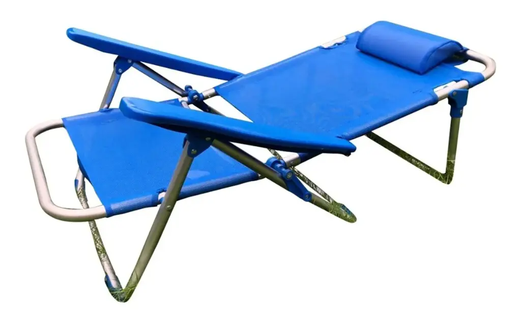 Reposera Silla Aluminio C/almohada Outdoors Professional 