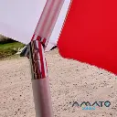 Sombrilla Aluminio 1.80 Mts Reforzada Reclinable Solcito Verde 3008