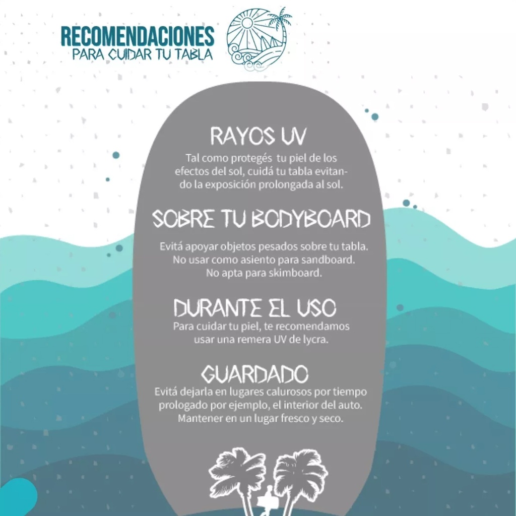 Tabla Body Board Barrenador Surf Pita Xpe 33