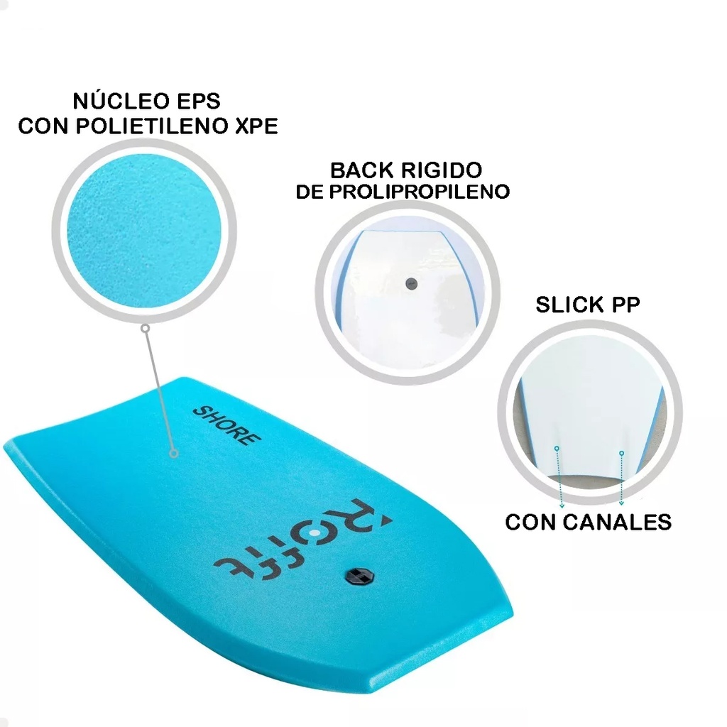 Tabla Body Board Barrenador Surf Pita Xpe 33