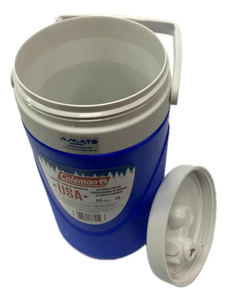 Termo Coleman 1.8 Lts 1/2 Galon Con Manija Y Pico Vertedor