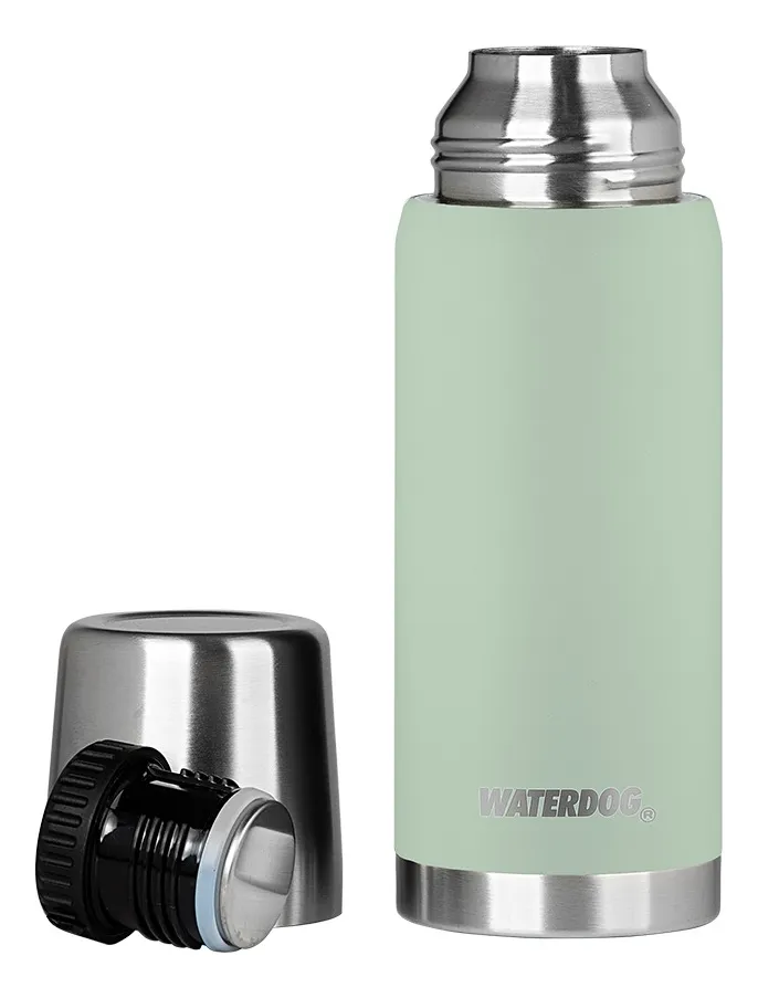 Termo Waterdog Obus De Acero Inoxidable 0.75l Pico Matero
