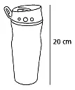Vaso Termico Spinit 400cm3 Ideal Oficina Auto Cafe 
