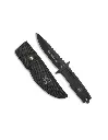 Cuchillo K25 Puño Goma Titanio Hoja 12cm