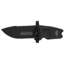 Cuchillo K25 Puño Goma Titanio Hoja 12cm