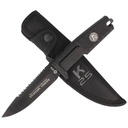 Cuchillo K25 Puño Goma Titanio Hoja 12cm