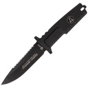 Cuchillo K25 Puño Goma Titanio Hoja 12cm