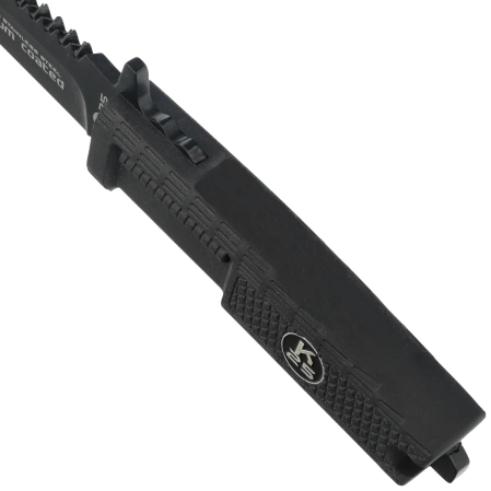 Cuchillo K25 Puño Goma Titanio Hoja 12cm