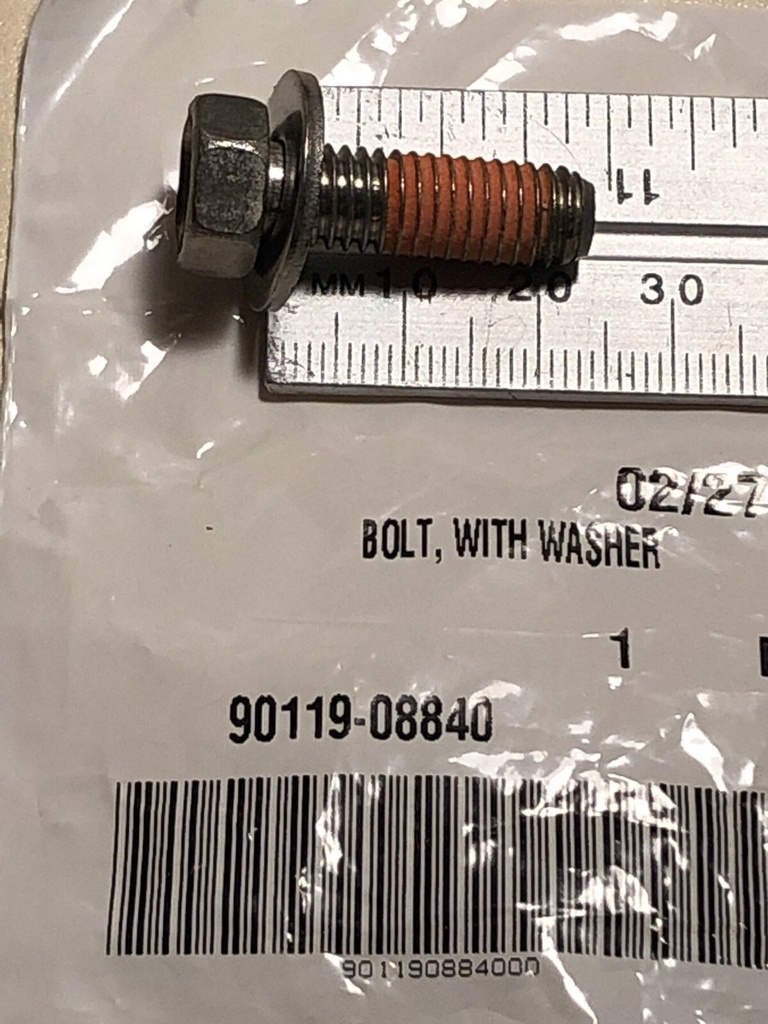 Tuerca Con Arandela Yamaha Original 90119-08840-00