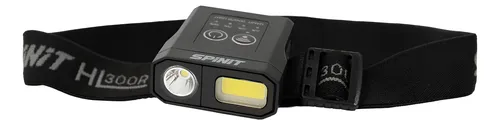 Linterna Frontal De Cabeza Minera Clip Recargable Spinit Hl300r