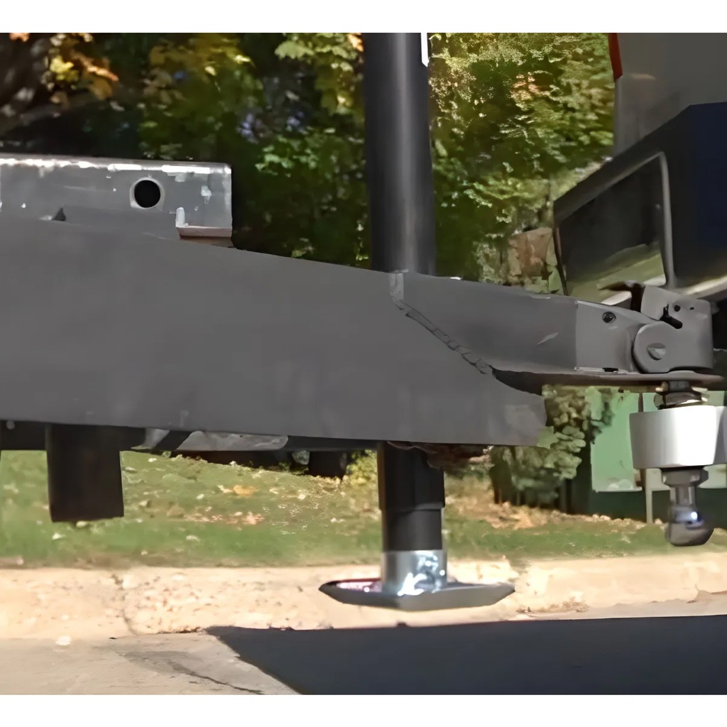 Pata Estabilizadora Trailer Con Gato Manivela Rueda 5000lbs