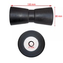 Rodillo De Goma Doble Cono Buje Plást 150x80mm 