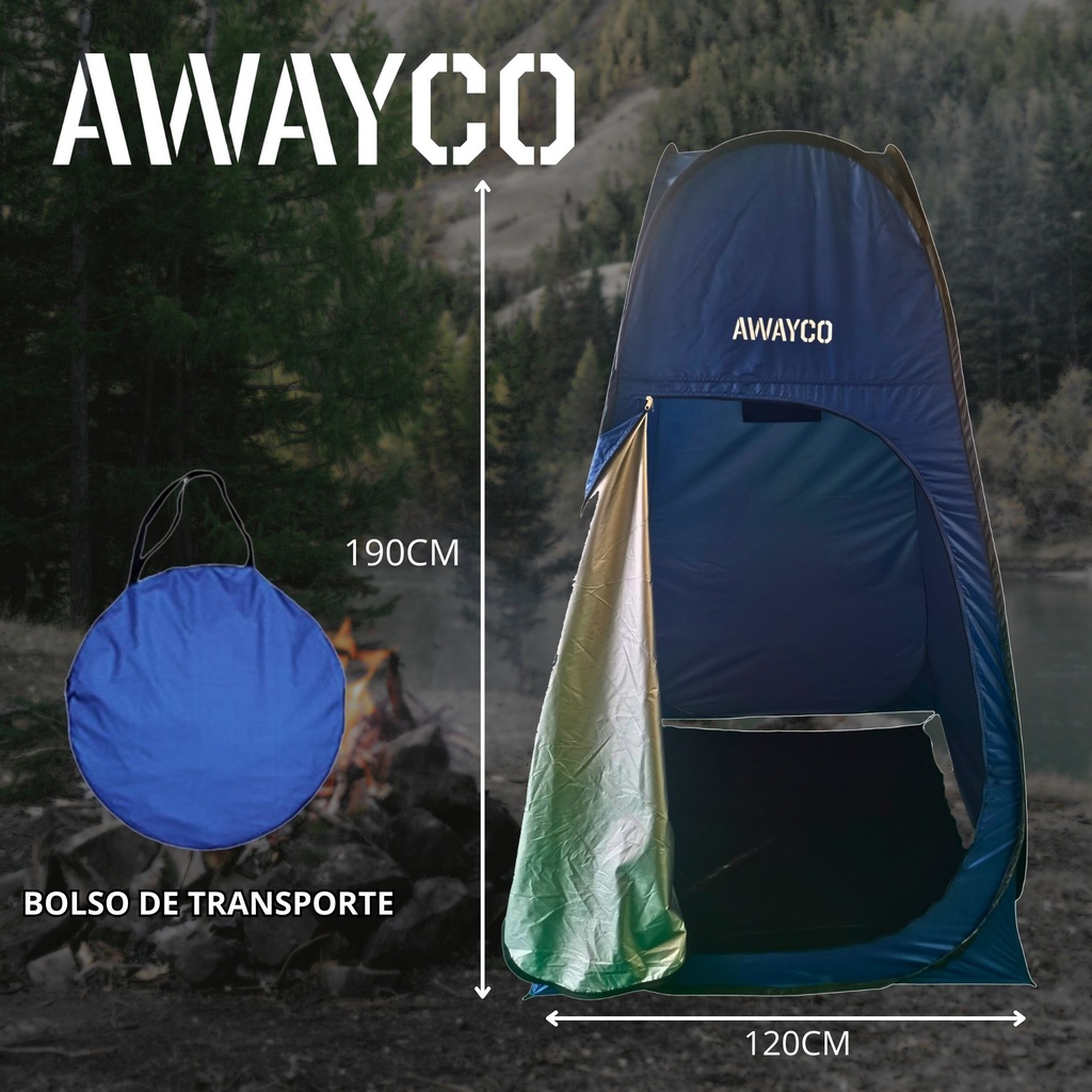 Carpa Awayco Para Baño Portátil Ducha Vestidor Campop