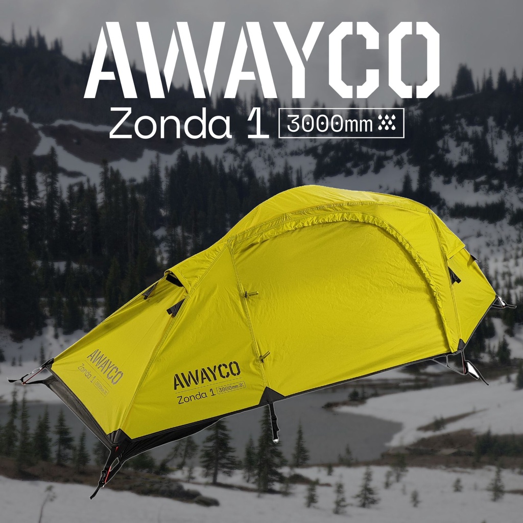 Carpa 1 Pers Awayco Zonda 3000mm Liviana 1,9kg Montaña