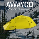 Carpa 1 Pers Awayco Zonda 3000mm Liviana 1,9kg Montaña