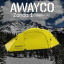 Carpa 1 Pers Awayco Zonda 3000mm Liviana 1,9kg Montaña