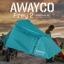 Carpa 2 Personas Awayco Frey 2000mm 2,95 Kg Trekking