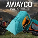 Carpa 2 Personas Awayco Frey 2000mm 2,95 Kg Trekking