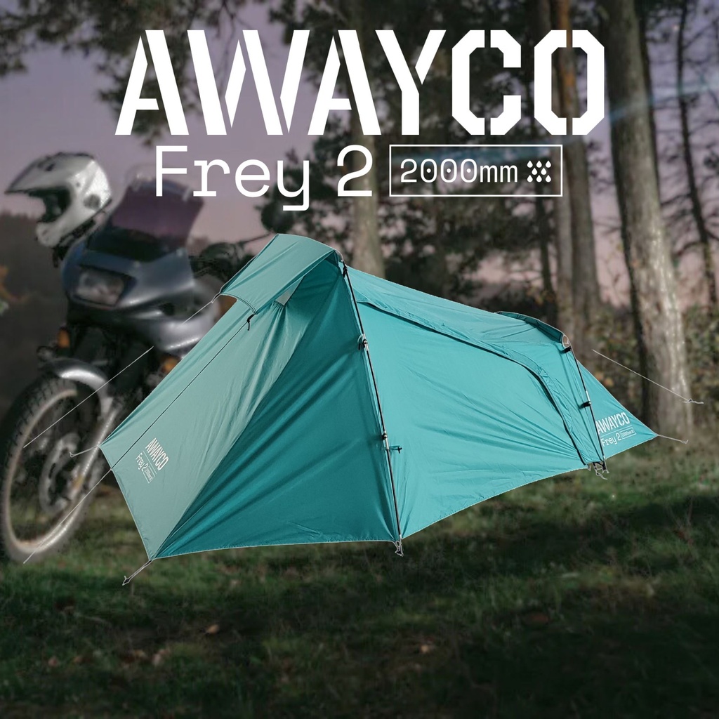 Carpa 2 Personas Awayco Frey 2000mm 2,95 Kg Trekking