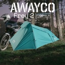 Carpa 2 Personas Awayco Frey 2000mm 2,95 Kg Trekking