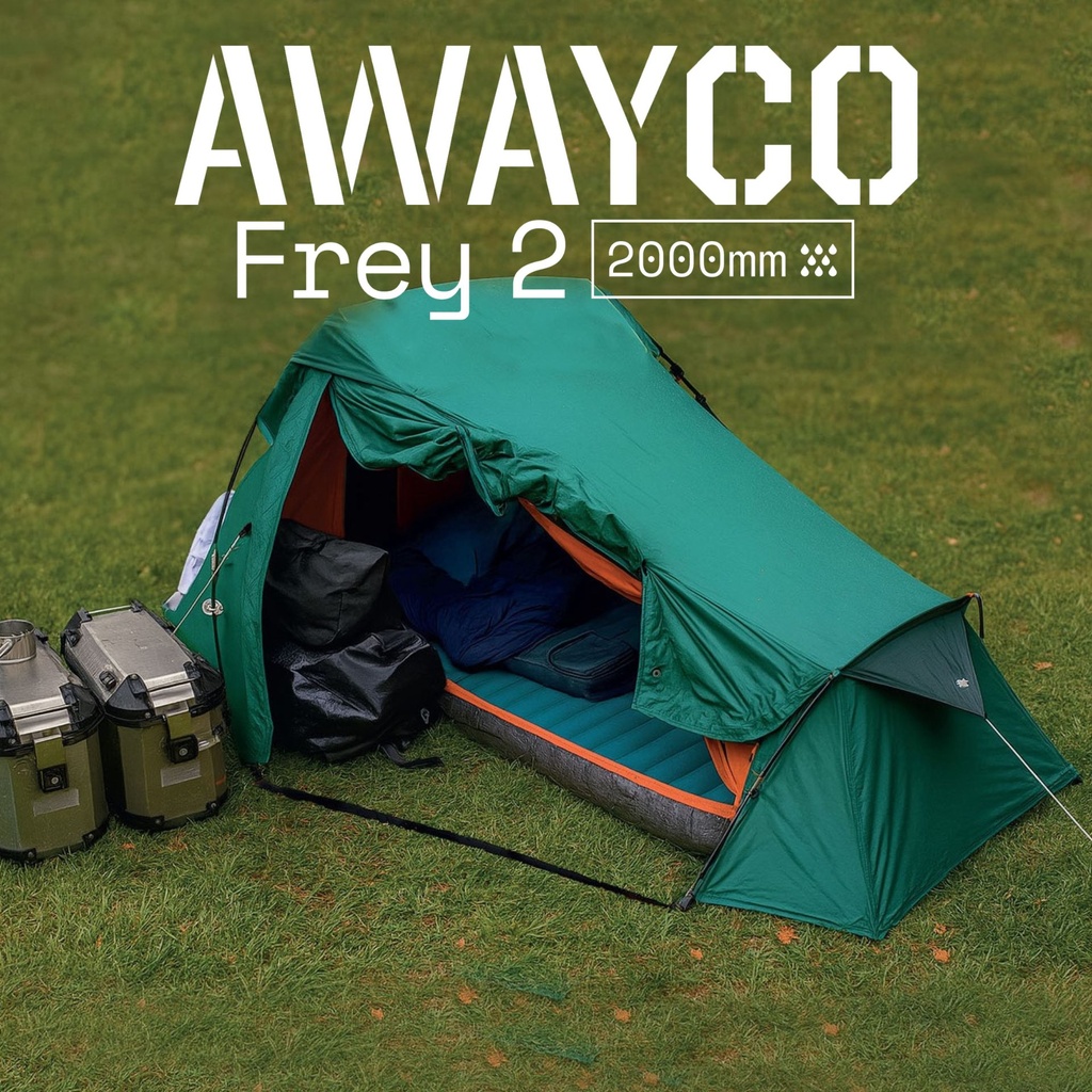 Carpa 2 Personas Awayco Frey 2000mm 2,95 Kg Trekking