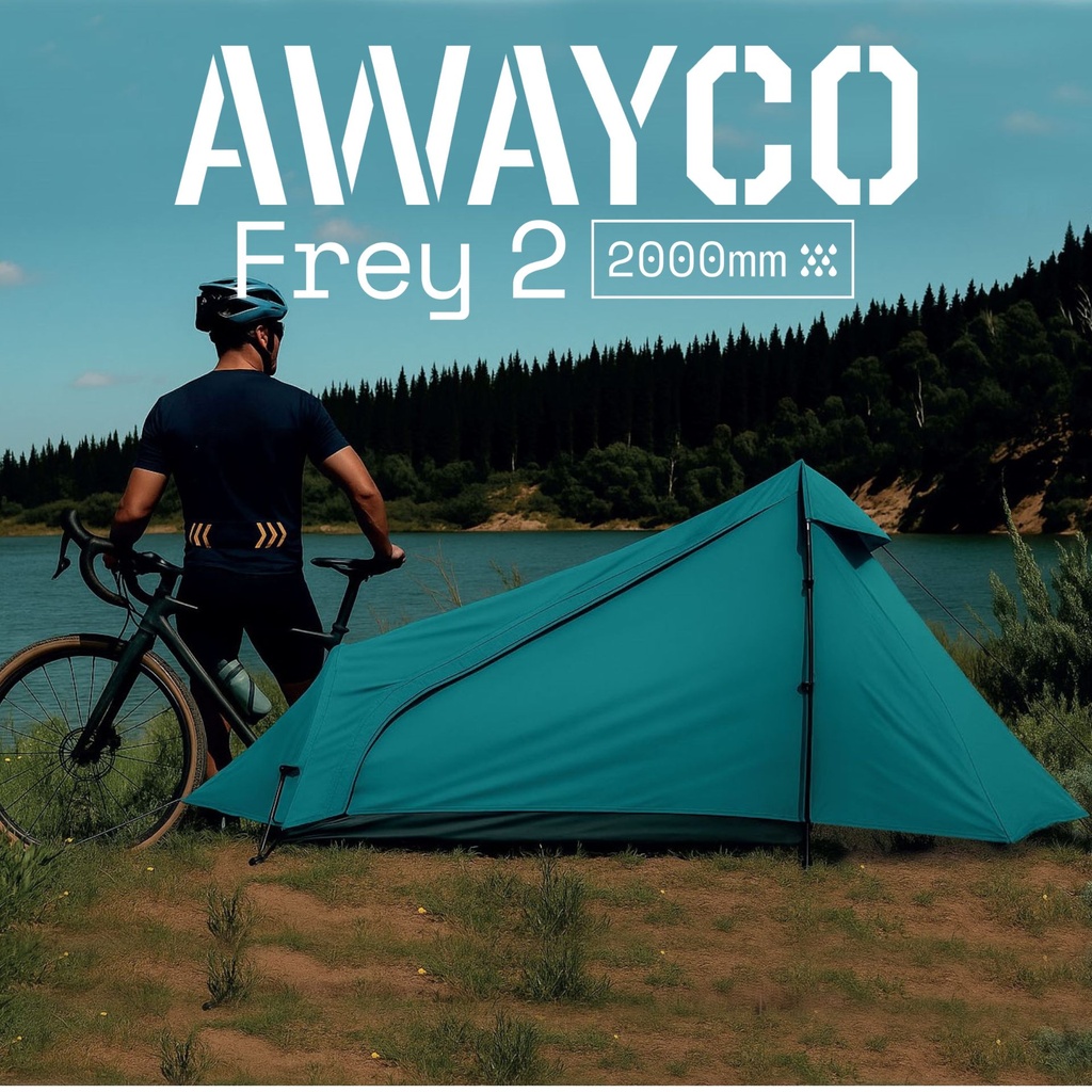Carpa 2 Personas Awayco Frey 2000mm 2,95 Kg Trekking