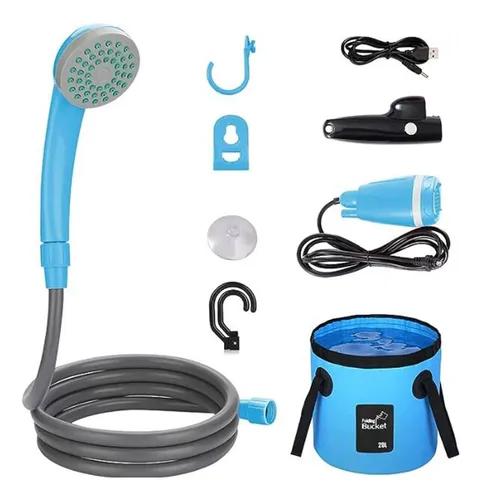 Ducha Portátil Para Camping Awayco Recargable Usb Aire Libre 