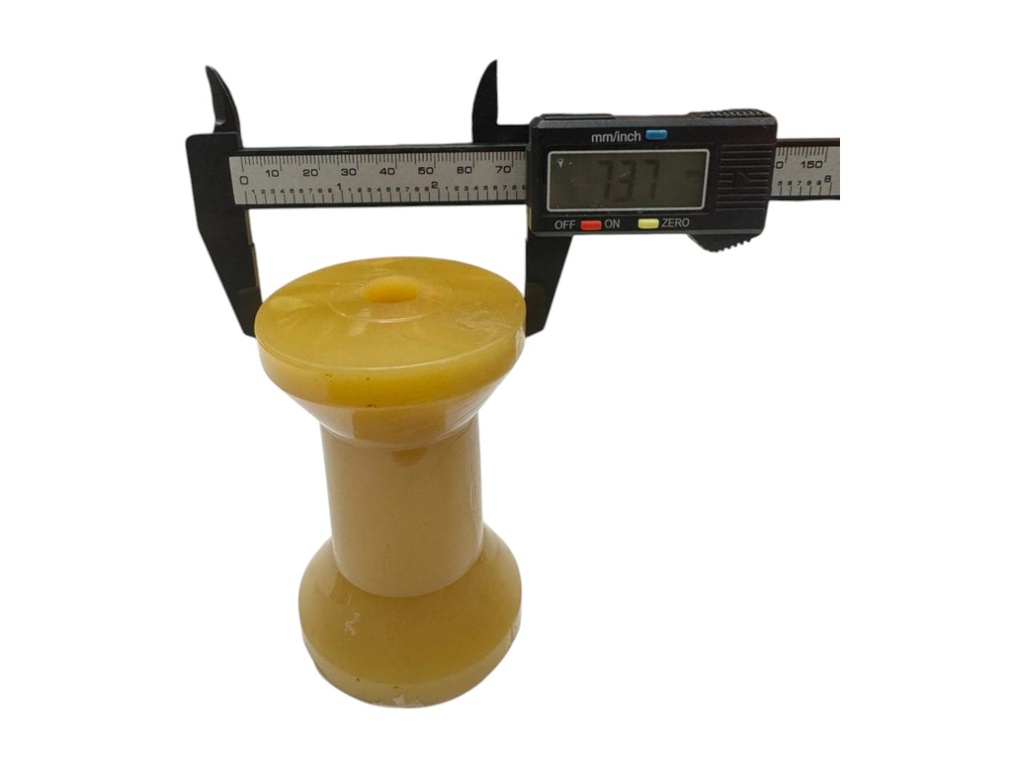 Rodillo De Goma Amarillo Grande