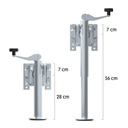 Pata Estabilizadora Reforzada Rebatible Para Trailer 1000lbs