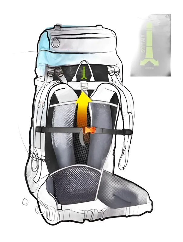 MOCHILA DOITE TELICA 60LTS.PISTACHO16817