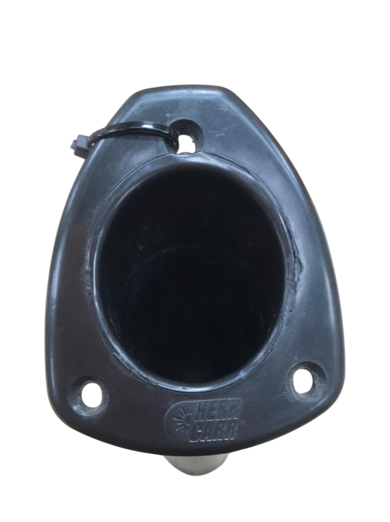 Posacaña de embutir de boca mediana en plastico negro