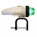 Luz De Proa Bicolor A Pila Con Sujetador