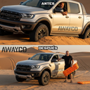 Plancha Desatasco Awayco 4x4 Rescate Arena Nieve Barro 
