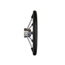 Volante nautico ch. de ACERO INOX. Con revestimiento de goma 