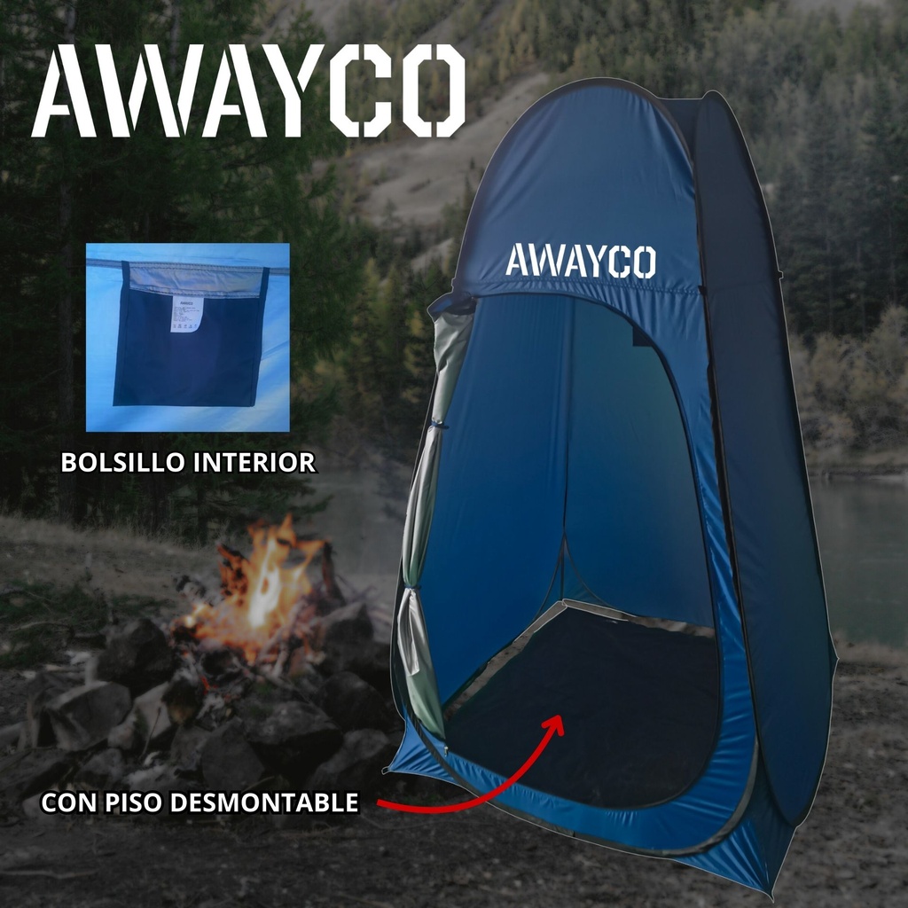 Carpa Awayco Para Baño Portátil Ducha Vestidor Campop