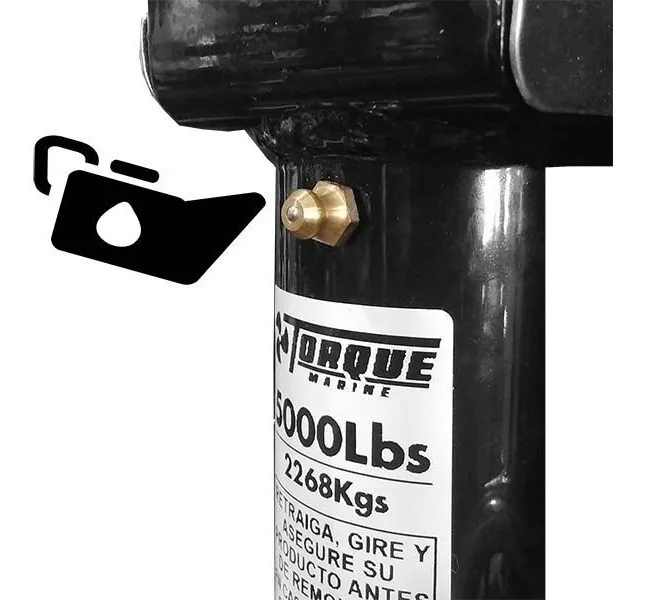 Pata Estabilizadora Trailer Con Gato Manivela Rueda 2000lbs