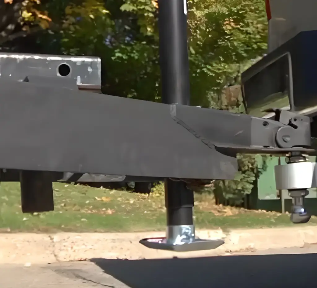 Pata Estabilizadora Trailer Con Gato Manivela Rueda 2000lbs