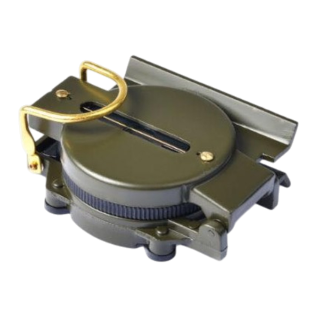 Brujula Lensatica Militar Tactica Verde Supervivencia Camping