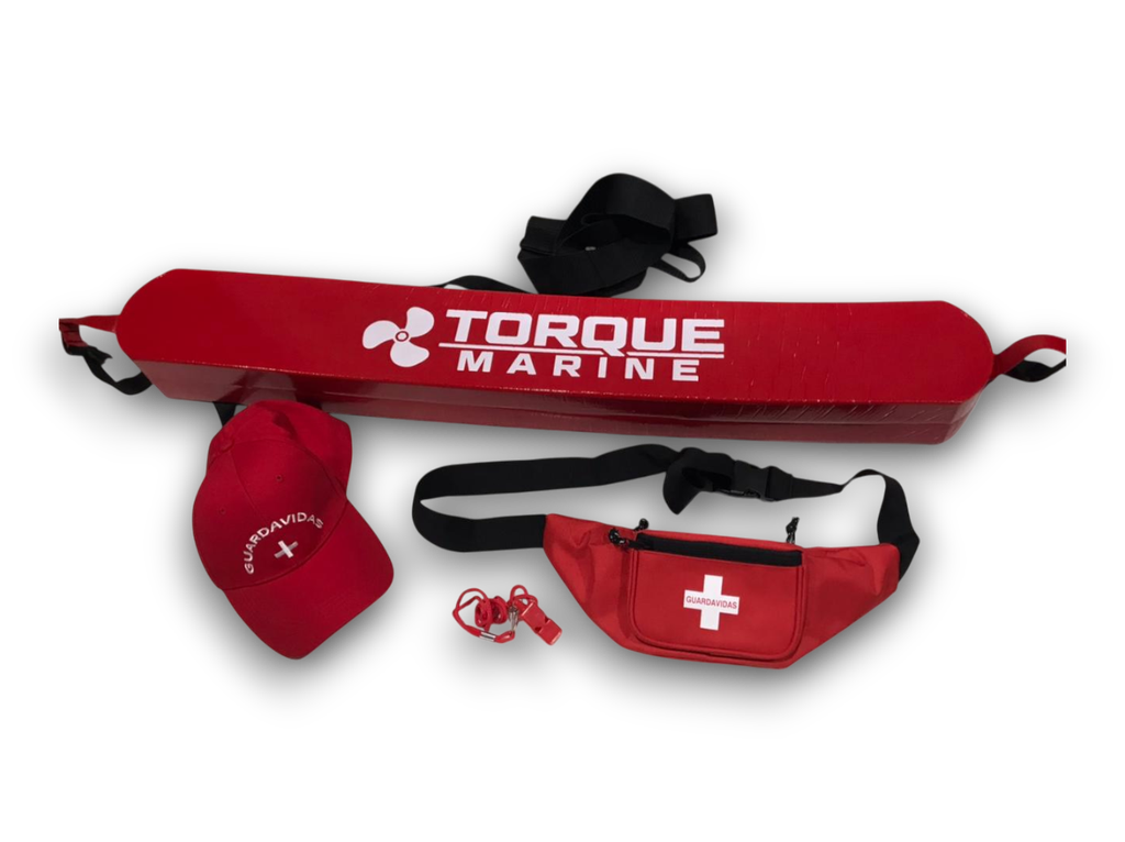 Kit Guardavidas Profesional Tubo Salvavidas Torque Marine 