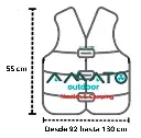 Chaleco Salvavidas Torque Marine Adulto Con Cuello Y Silbato Reglamentario No Aprobado