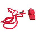 Silbato Guardavidas Nautico Correa Rojo Torque Marine Arbitro Futbol Profe Educacion Fisica Deportivo Sin Bolita No Fox