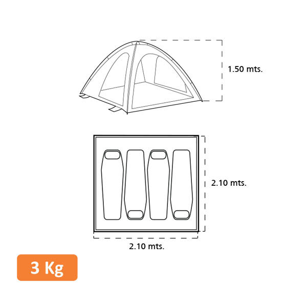 CARPA SPINIT REFUGIO IV