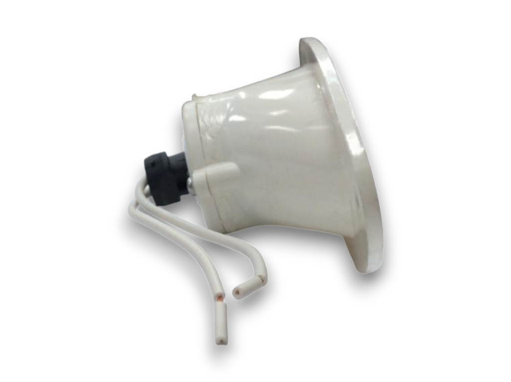 Farol de proa para embutir "ojo de gato" en plastico blanco