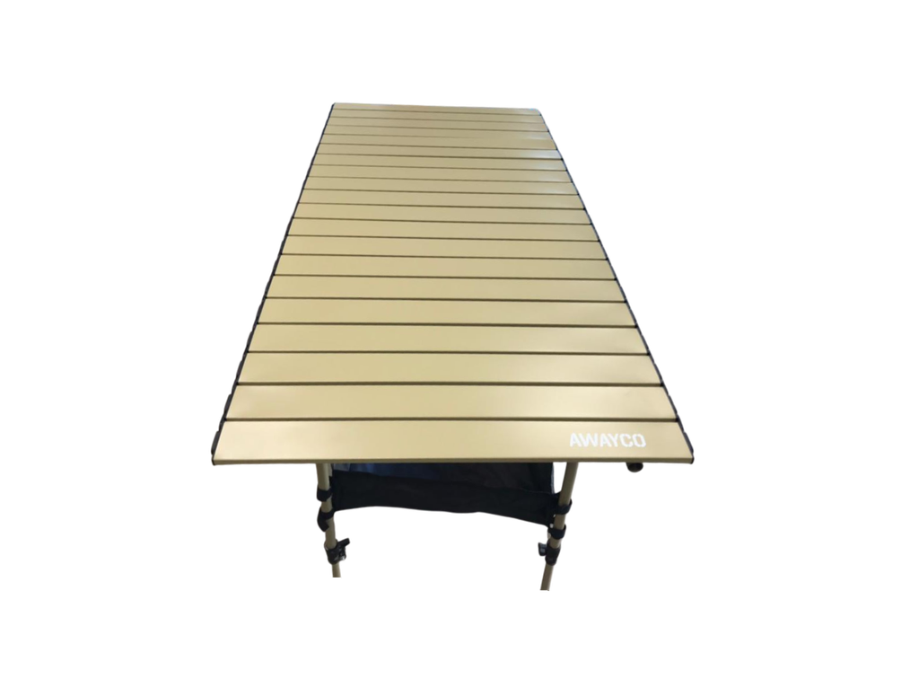 Mesa Plegable Awayco Enrollable  Calidad Superior Beige