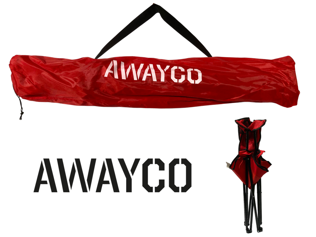 Silla Plegable SUN Awayco Camping Reforzada Pesca Director Reposera Rojo