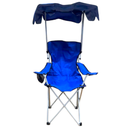 Silla Camping TOP Awayco Plegable Portátil Con Techo Toldo Azul