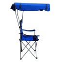 Silla Camping TOP Awayco Plegable Portátil Con Techo Toldo Azul